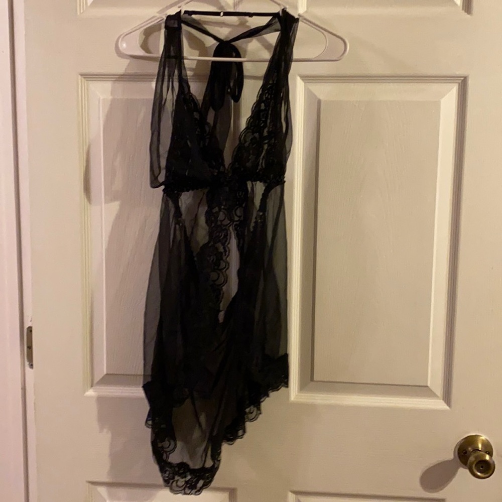 Black Fredericks of Hollywood lingerie